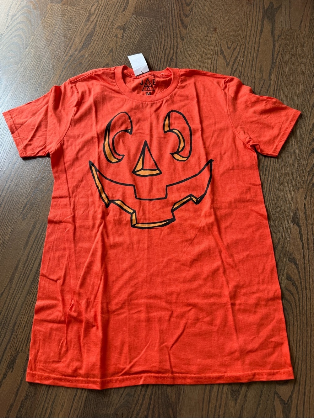 NWT Orange Jack-O'-Lantern Graphic Tee JEM collective size medium